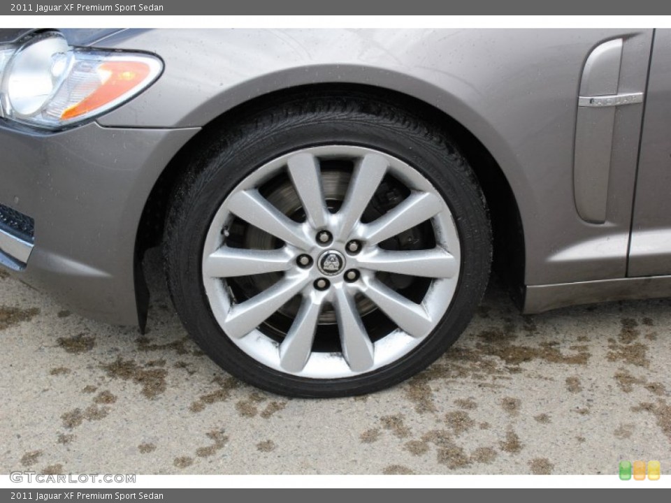 2011 Jaguar XF Premium Sport Sedan Wheel and Tire Photo #79385329