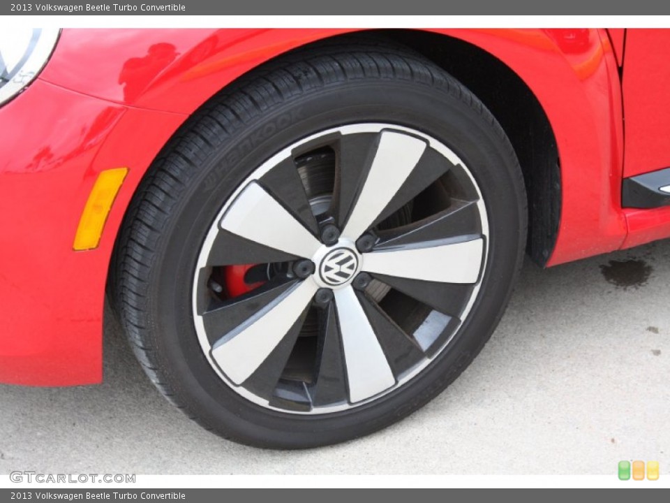 2013 Volkswagen Beetle Turbo Convertible Wheel and Tire Photo #79397299