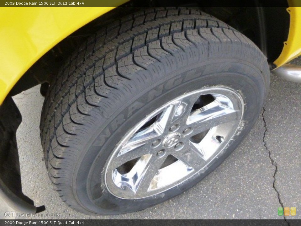 2009 Dodge Ram 1500 SLT Quad Cab 4x4 Wheel and Tire Photo #79417056