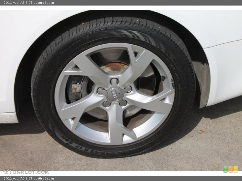2011 Audi A6 3.0T quattro Sedan Wheel and Tire Photo #79418156
