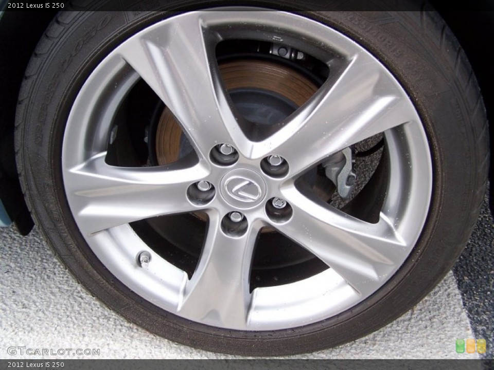 2012 Lexus IS 250 Wheel and Tire Photo #79418232