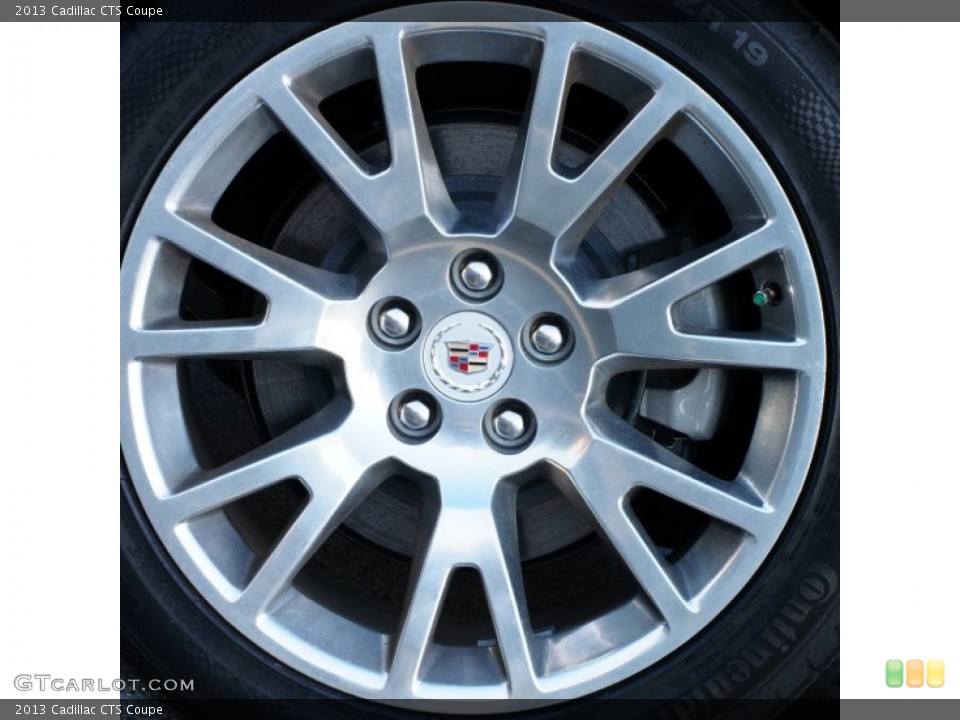 2013 Cadillac CTS Coupe Wheel and Tire Photo #79420130