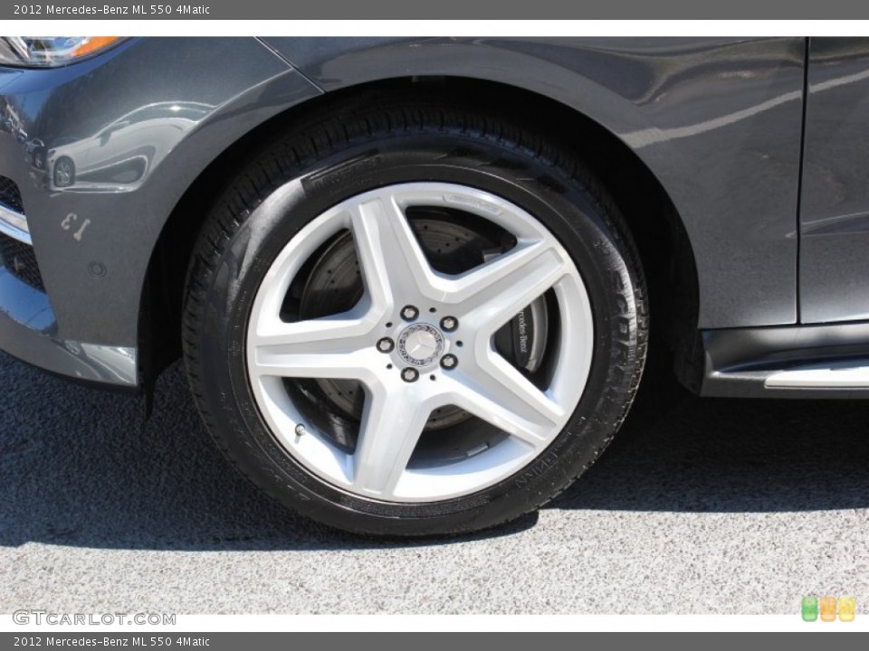2012 Mercedes-Benz ML 550 4Matic Wheel and Tire Photo #79421594