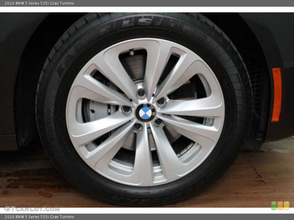 2010 BMW 5 Series 535i Gran Turismo Wheel and Tire Photo #79428023