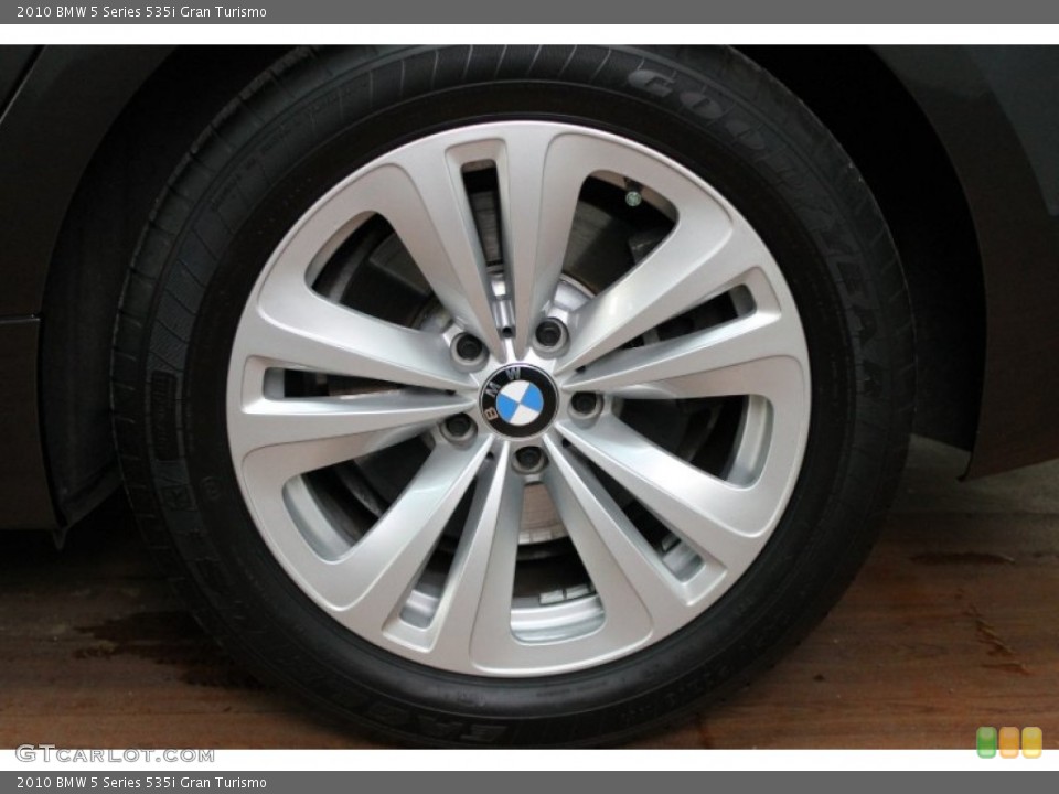 2010 BMW 5 Series 535i Gran Turismo Wheel and Tire Photo #79428038