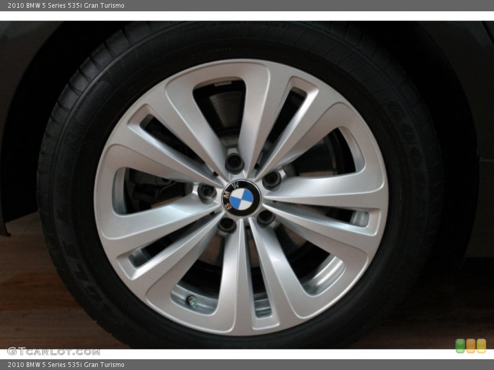 2010 BMW 5 Series 535i Gran Turismo Wheel and Tire Photo #79428068