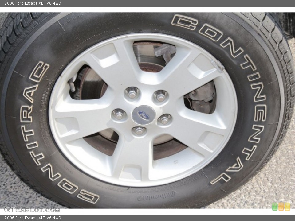 2006 Ford Escape XLT V6 4WD Wheel and Tire Photo #79430012
