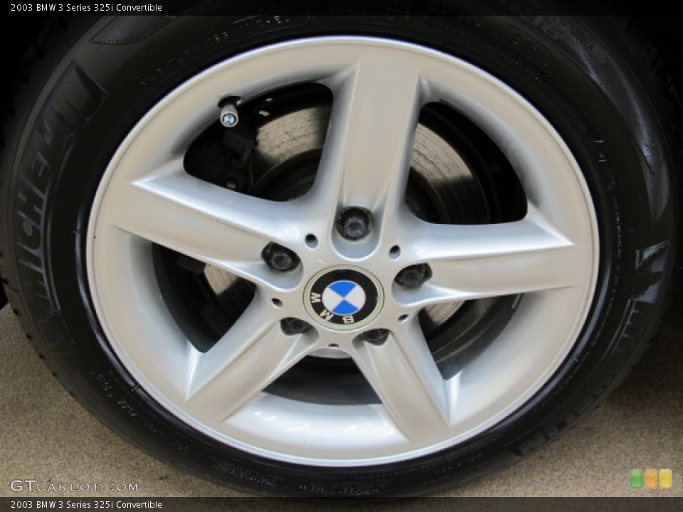 2003 BMW 3 Series 325i Convertible Wheel and Tire Photo #79430495