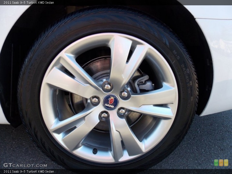 2011 Saab 9-5 Turbo6 XWD Sedan Wheel and Tire Photo #79438718