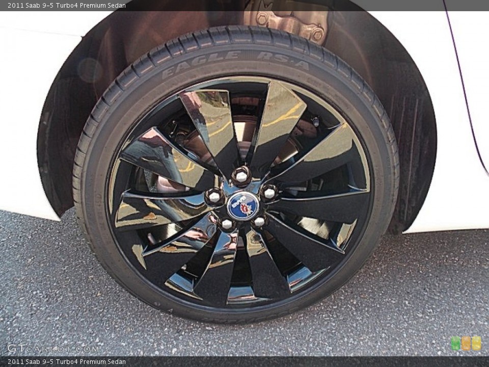 2011 Saab 9-5 Turbo4 Premium Sedan Wheel and Tire Photo #79439150