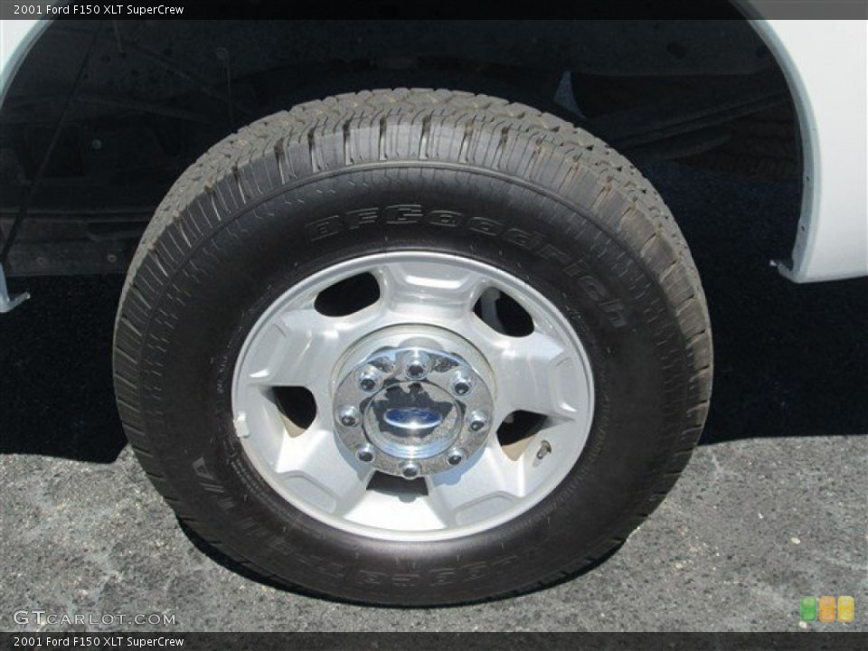 2001 Ford F150 XLT SuperCrew Wheel and Tire Photo #79442547