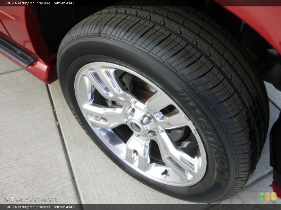 2009 Mercury Mountaineer Premier AWD Wheel and Tire Photo #79449371