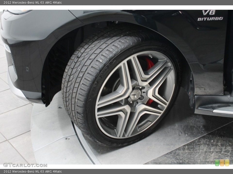 2012 Mercedes-Benz ML 63 AMG 4Matic Wheel and Tire Photo #79450601