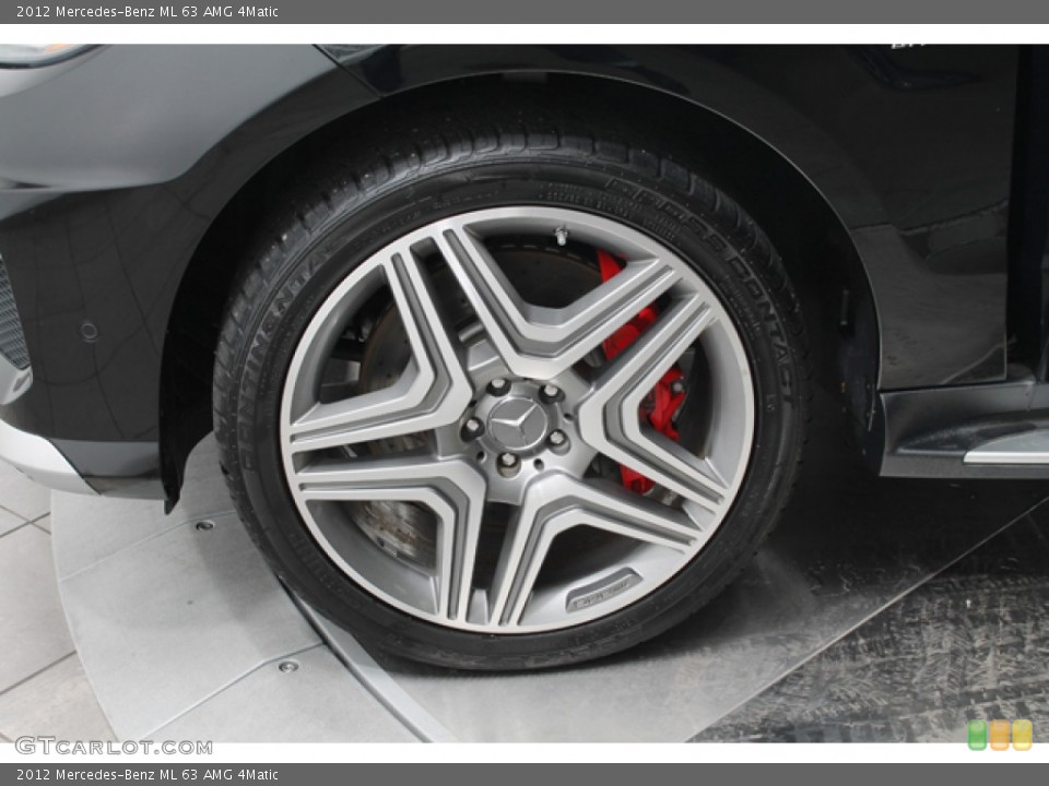 2012 Mercedes-Benz ML 63 AMG 4Matic Wheel and Tire Photo #79450619