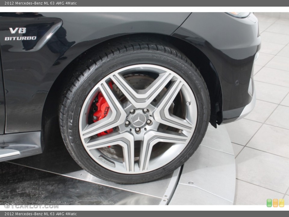 2012 Mercedes-Benz ML 63 AMG 4Matic Wheel and Tire Photo #79450644