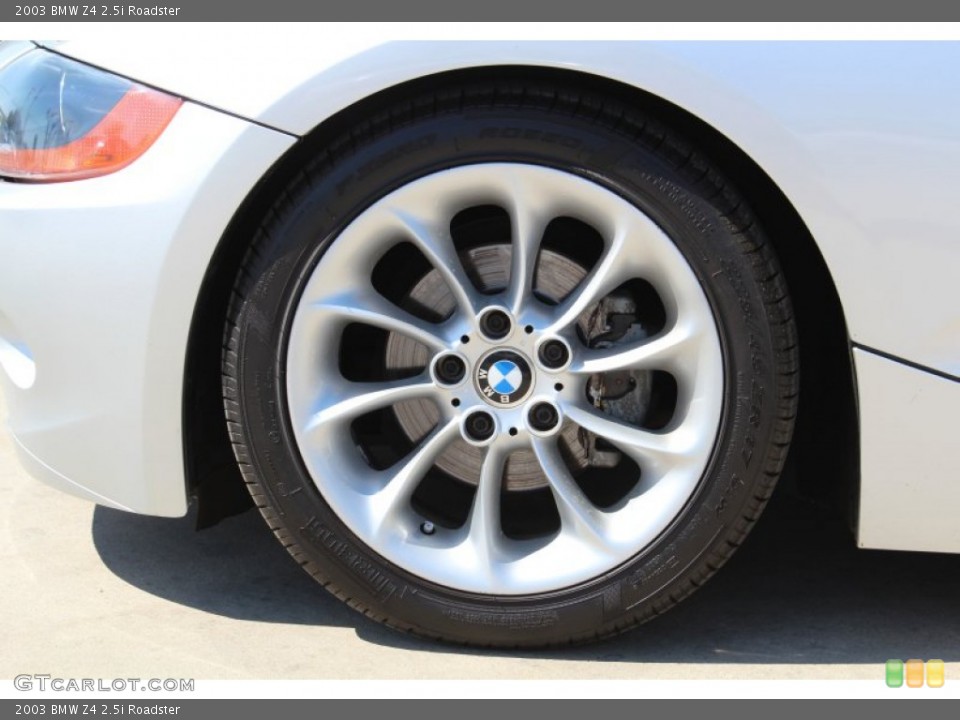 2003 BMW Z4 2.5i Roadster Wheel and Tire Photo #79454818