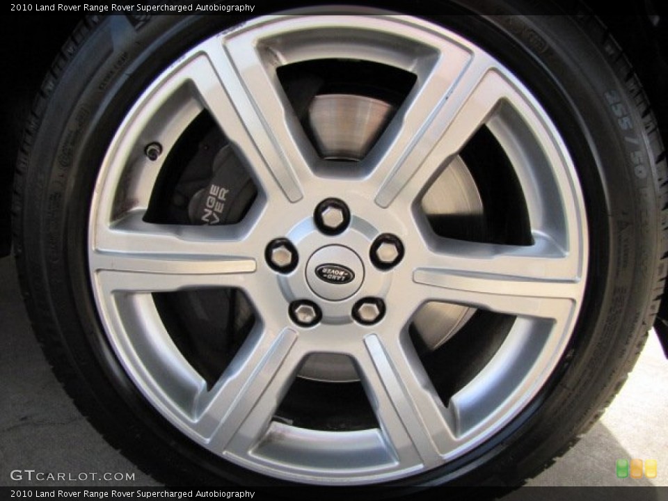 2010 Land Rover Range Rover Supercharged Autobiography Wheel and Tire Photo #79457327