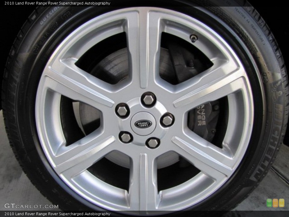 2010 Land Rover Range Rover Supercharged Autobiography Wheel and Tire Photo #79457330