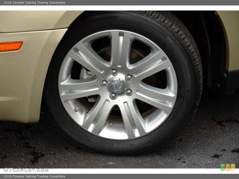2010 Chrysler Sebring Touring Convertible Wheel and Tire Photo #79458227