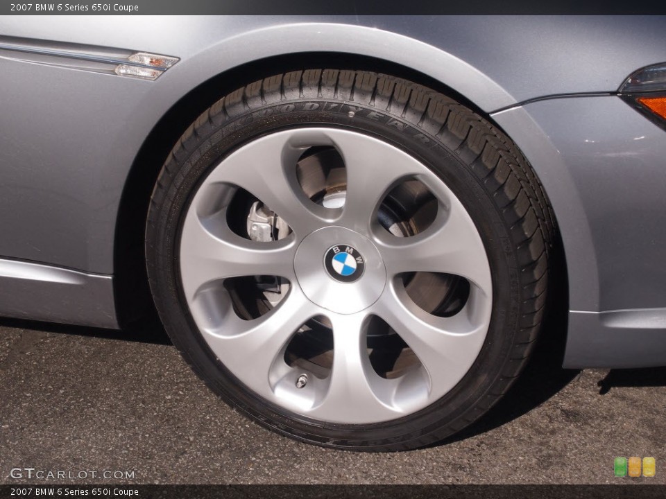 2007 BMW 6 Series 650i Coupe Wheel and Tire Photo #79462756