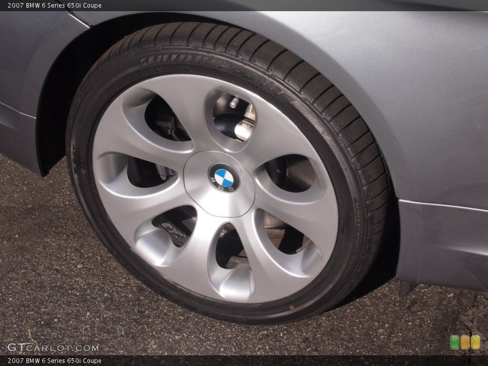 2007 BMW 6 Series 650i Coupe Wheel and Tire Photo #79462768