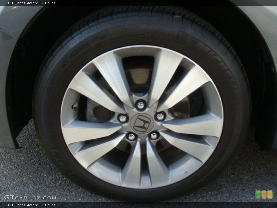 2011 Honda Accord EX Coupe Wheel and Tire Photo #79464796