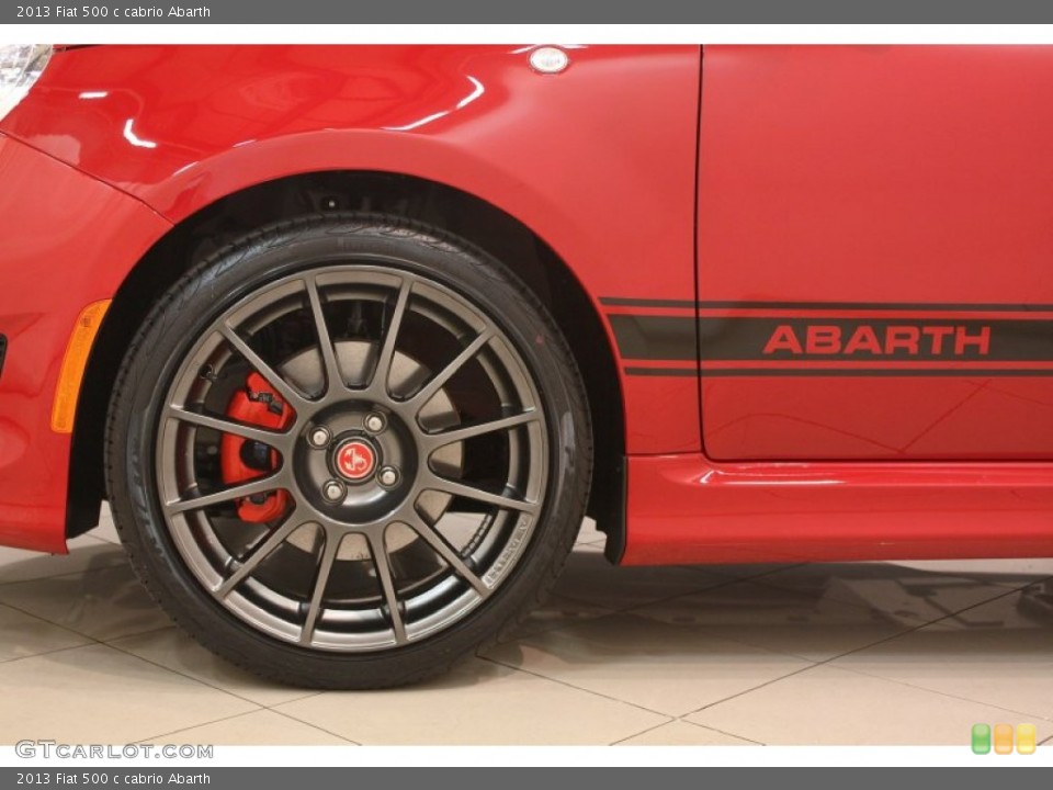 2013 Fiat 500 c cabrio Abarth Wheel and Tire Photo #79465685