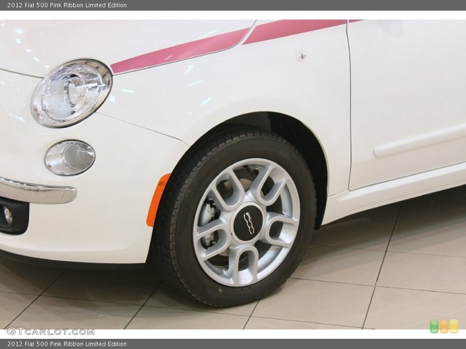 2012 Fiat 500 Pink Ribbon Limited Edition Wheel and Tire Photo #79466455