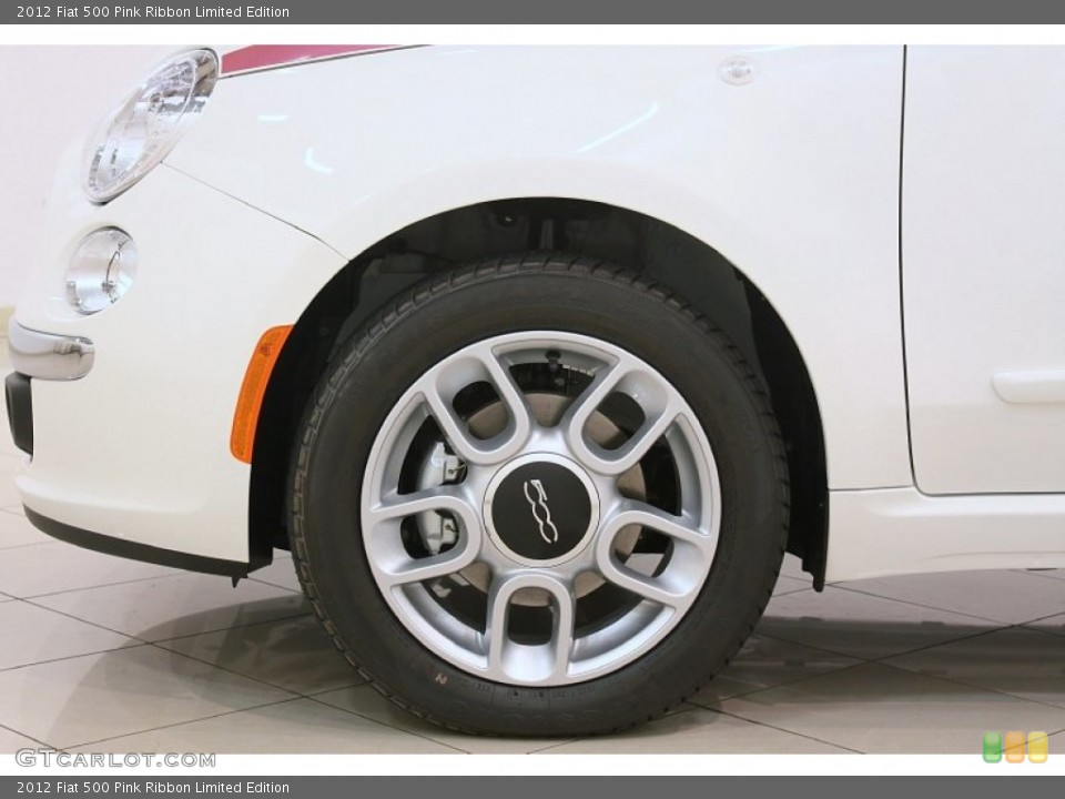 2012 Fiat 500 Pink Ribbon Limited Edition Wheel and Tire Photo #79466957