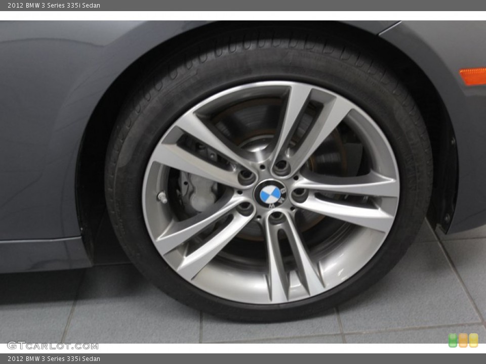 2012 BMW 3 Series 335i Sedan Wheel and Tire Photo #79467179