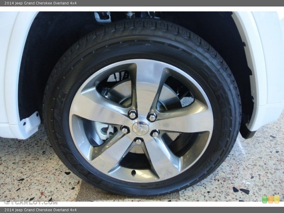 2014 Jeep Grand Cherokee Overland 4x4 Wheel and Tire Photo #79467312