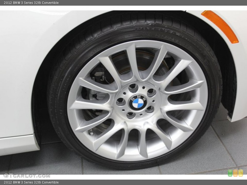 2012 BMW 3 Series 328i Convertible Wheel and Tire Photo #79472385