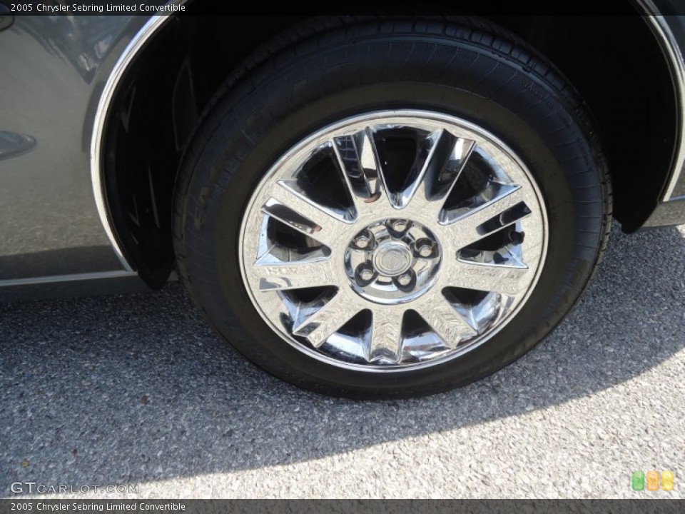 2005 Chrysler Sebring Limited Convertible Wheel and Tire Photo #79474364