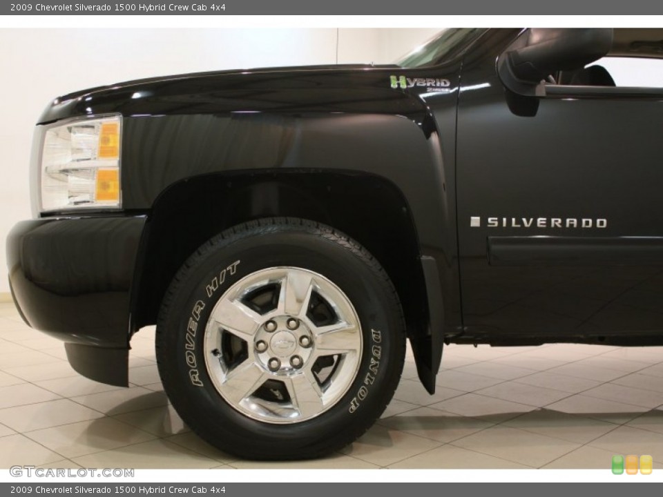 2009 Chevrolet Silverado 1500 Hybrid Crew Cab 4x4 Wheel and Tire Photo #79477280
