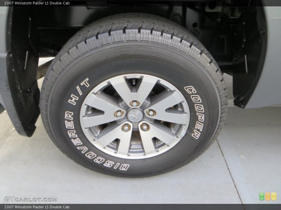 2007 Mitsubishi Raider LS Double Cab Wheel and Tire Photo #79479803