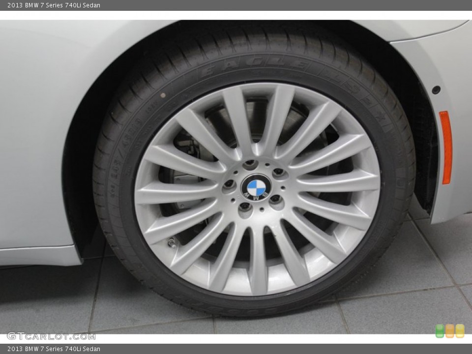 2013 BMW 7 Series 740Li Sedan Wheel and Tire Photo #79492863