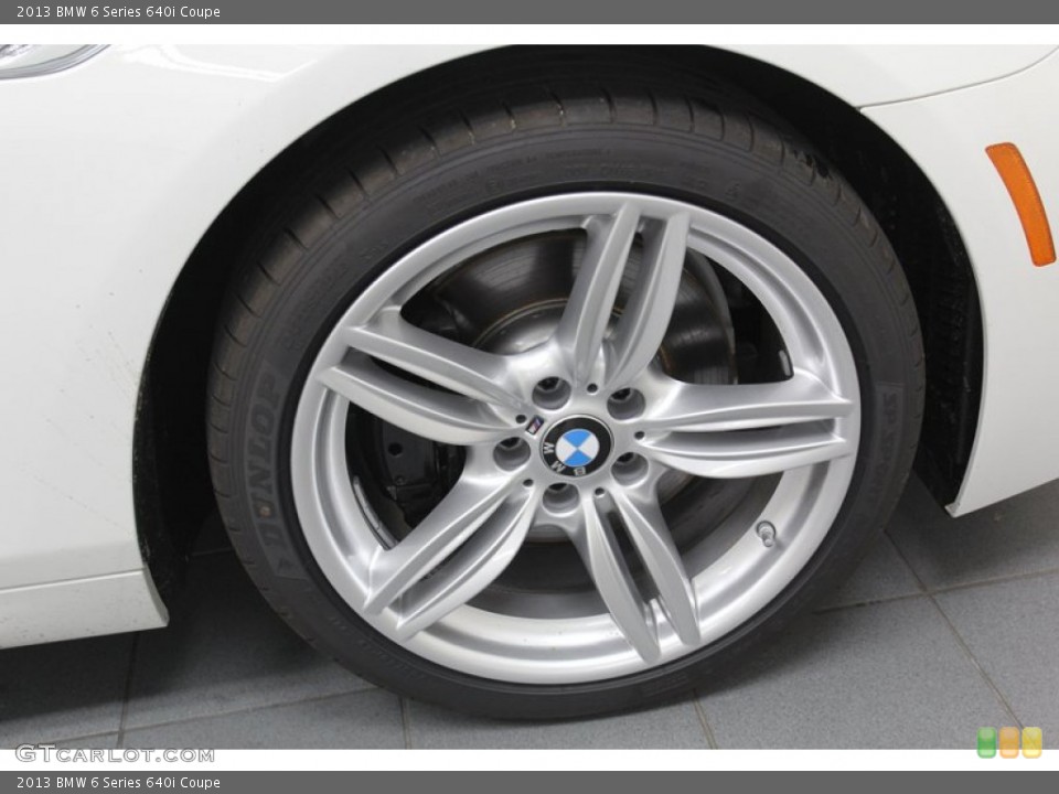 2013 BMW 6 Series 640i Coupe Wheel and Tire Photo #79493476