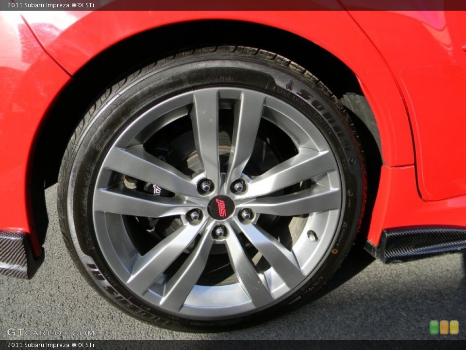 2011 Subaru Impreza WRX STi Wheel and Tire Photo #79498286