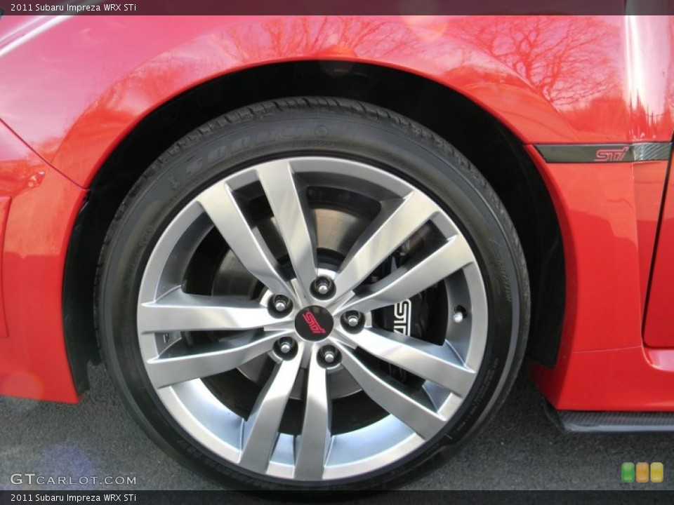 2011 Subaru Impreza WRX STi Wheel and Tire Photo #79498319