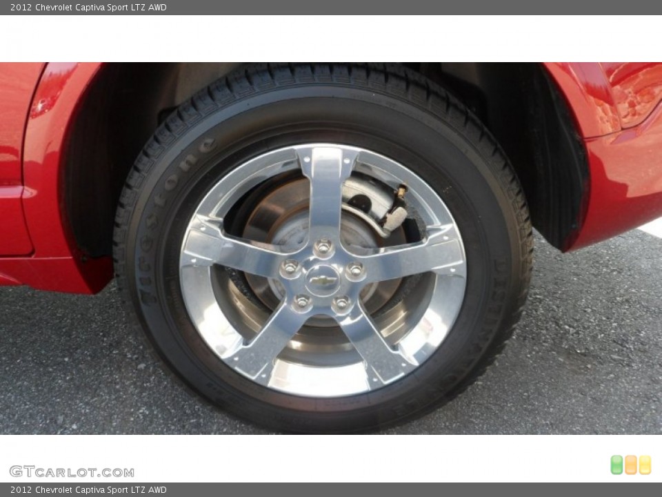 2012 Chevrolet Captiva Sport LTZ AWD Wheel and Tire Photo #79509683