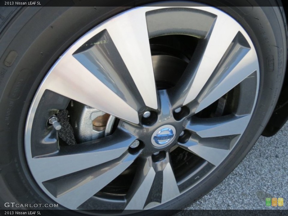 2013 Nissan LEAF SL Wheel and Tire Photo #79518456
