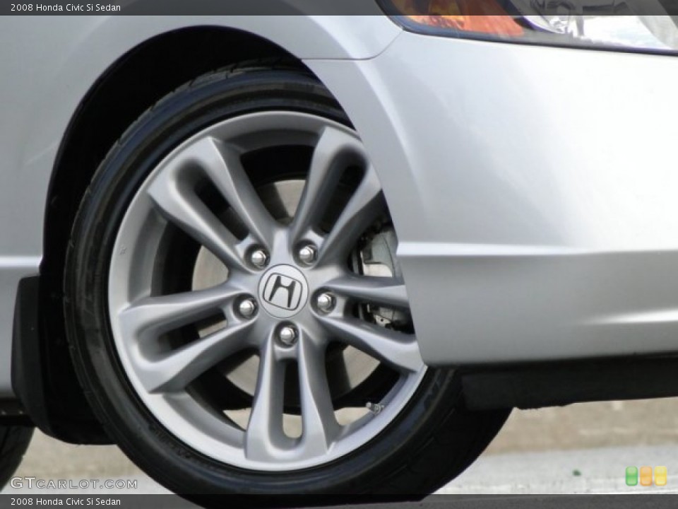 2008 Honda Civic Si Sedan Wheel and Tire Photo #79518815
