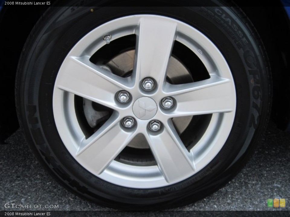 2008 Mitsubishi Lancer ES Wheel and Tire Photo #79528283