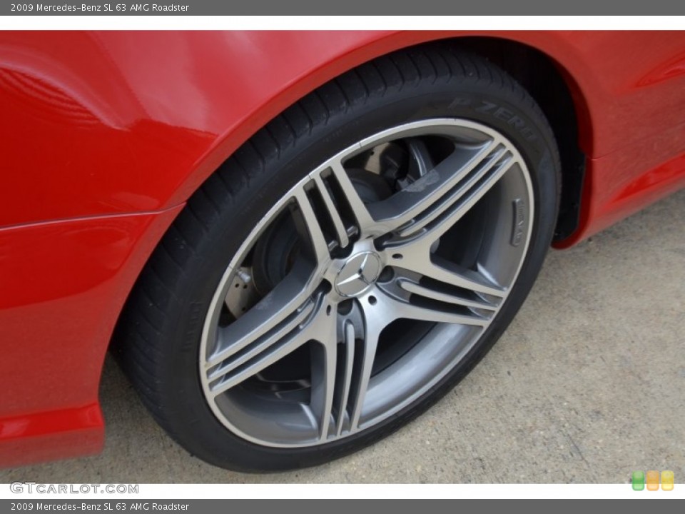 2009 Mercedes-Benz SL 63 AMG Roadster Wheel and Tire Photo #79532728