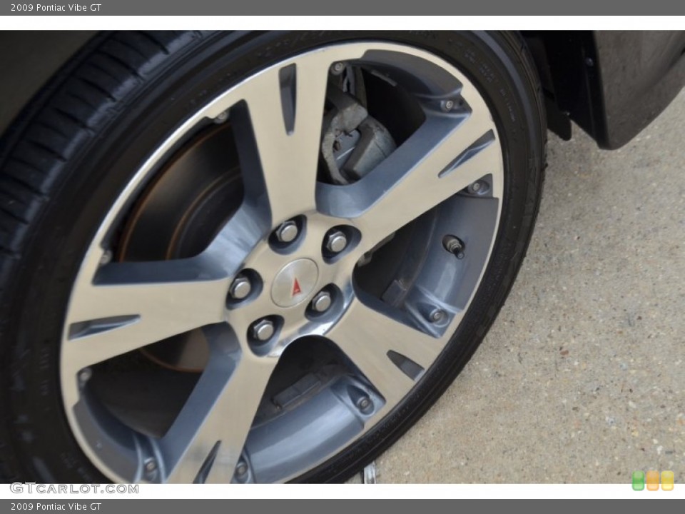 2009 Pontiac Vibe GT Wheel and Tire Photo #79534169