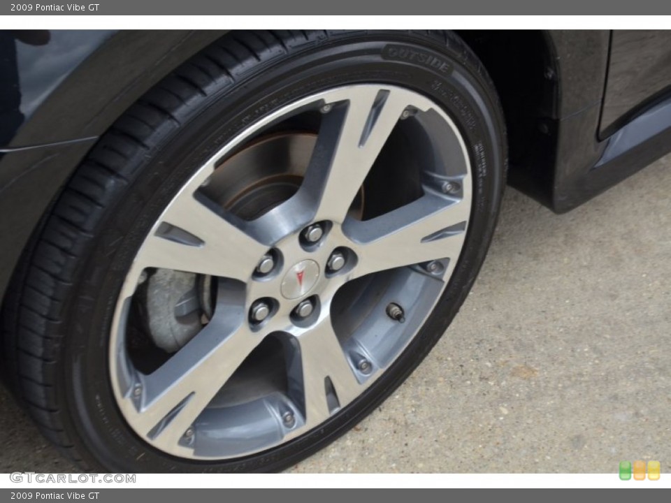2009 Pontiac Vibe GT Wheel and Tire Photo #79534243