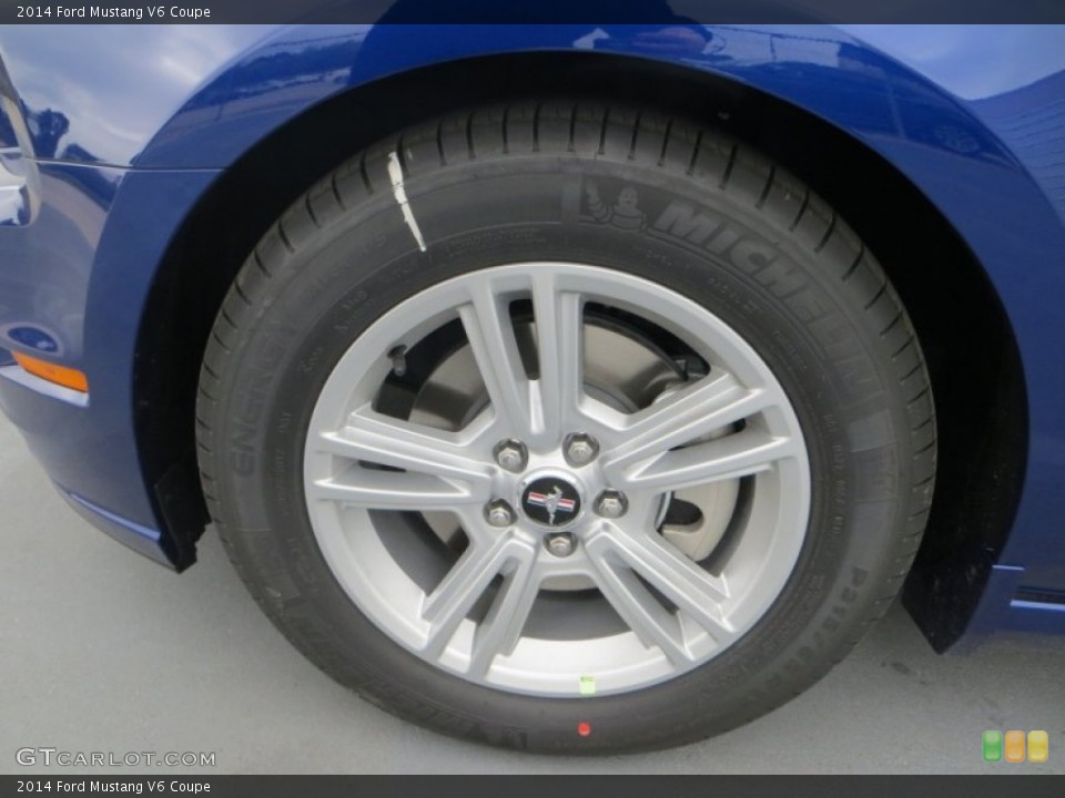 2014 Ford Mustang V6 Coupe Wheel and Tire Photo #79543312