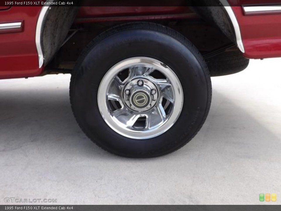 1995 Ford F150 XLT Extended Cab 4x4 Wheel and Tire Photo #79544533