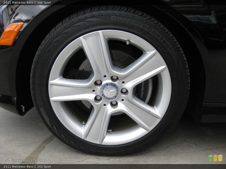 2011 Mercedes-Benz C 300 Sport Wheel and Tire Photo #79550095