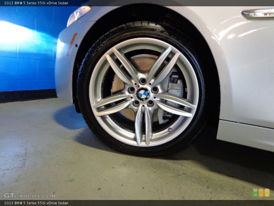 2013 BMW 5 Series 550i xDrive Sedan Wheel and Tire Photo #79559503